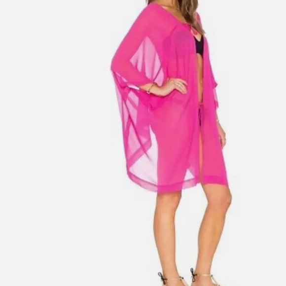 L'agent by Agent Provocateur Womens Rosana Cover Up Sheer O/S - Picture 2 of 7